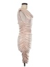 Express 100% Polyester Solid Tan Cocktail Dress Size M - photo 4
