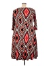 IGIGI Print Red Casual Dress Size 22 - photo 2