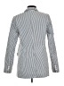 Jones New York 100% Polyester Stripes Silver Blazer Size L - photo 2