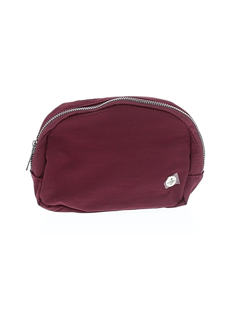 Pre-owned Halara Belt Bag In Burgundy