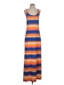 Mossimo Supply Co. Stripes Orange Casual Dress Size S - photo 1