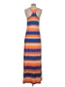Mossimo Supply Co. Stripes Orange Casual Dress Size S - photo 2