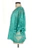 Assorted Brands 100% Polyester Teal 3/4 Sleeve Blouse Size M - photo 5