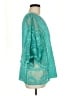 Assorted Brands 100% Polyester Teal 3/4 Sleeve Blouse Size M - photo 4