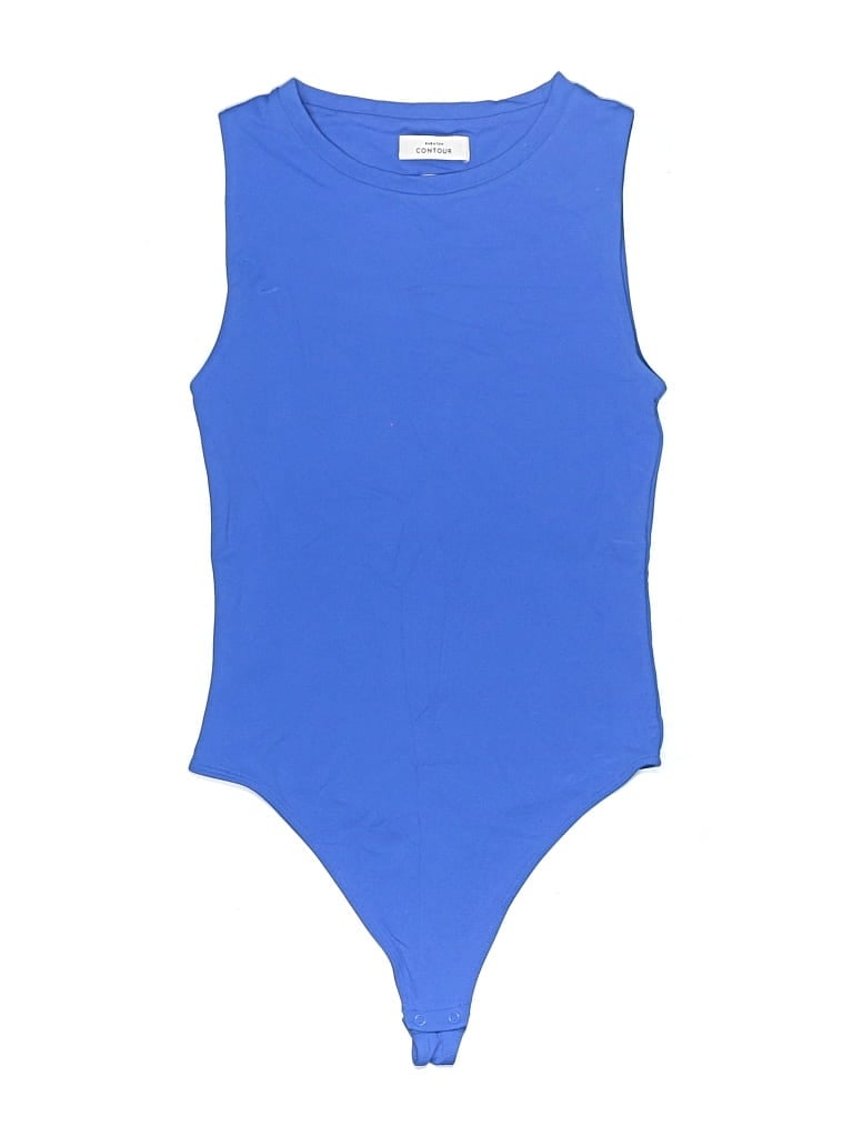 Pre-owned Babaton Bodysuit In Blue
