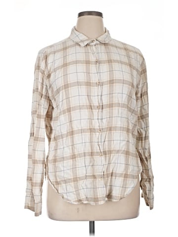Copper Key Long Sleeve Button-Down Shirt (view 1)
