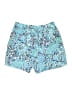 Lilly Pulitzer 100% Polyester Paisley Blue Shorts Size 12 - photo 1