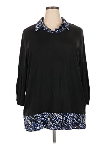 Cj Banks 3/4 Sleeve Blouse (view 1)