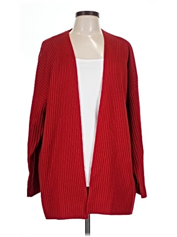Linda Allard Ellen Tracy Wool Cardigan (view 1)