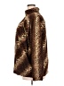 Teddi 100% Polyester Animal Print Brown Track Jacket Size 2X - photo 5
