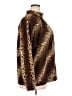 Teddi 100% Polyester Animal Print Brown Track Jacket Size 2X - photo 4