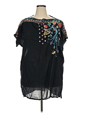 Johnny Was Short Sleeve Blouse