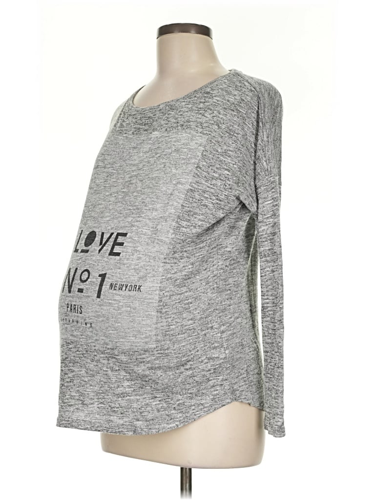 Pre-owned Seraphine Pullover Sweater In Gray