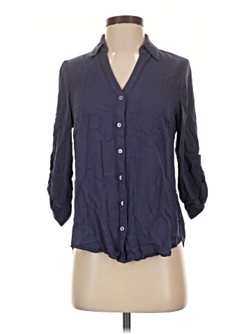 BCX 3/4 Sleeve Button-Down Shirt (view 1)