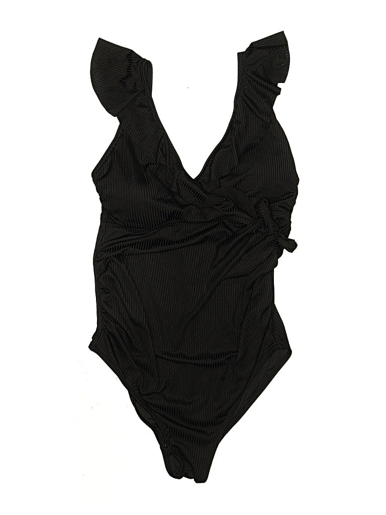 Pre-owned Charmo One Piece Swimsuit In Black