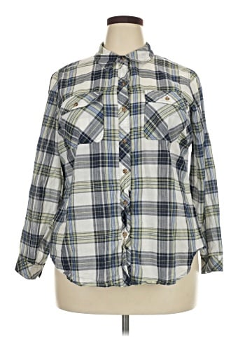 Cato Long Sleeve Button-Down Shirt (view 1)