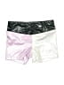 Justice Metallic Silver Athletic Shorts Size 5 - 6 - photo 2