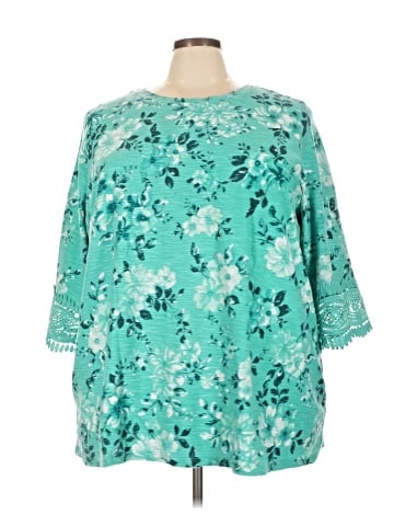 Woman Within 3/4 Sleeve Blouse (view 1)