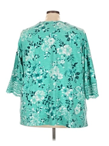 Woman Within 3/4 Sleeve Blouse (view 2)