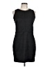 Bongo Solid Black Cocktail Dress Size L - photo 1