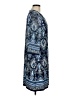 Studio One Paisley Blue Casual Dress Size M - photo 4