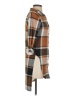Love Plaid Brown 3/4 Sleeve Blouse Size S - photo 4