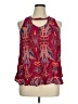 Xhilaration 100% Rayon Red Tank Top Size XL - photo 1