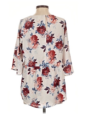 Faded Glory 3/4 Sleeve Blouse (view 2)