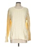 Karen Scott 100% Cotton Color Block Yellow Pullover Sweater Size L - photo 1