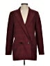 Ganni Plaid Burgundy Blazer Size EU 36 / US 6 - photo 1