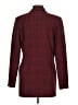 Ganni Plaid Burgundy Blazer Size EU 36 / US 6 - photo 2