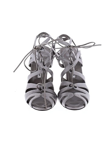 Manolo Blahnik Satin Caged Sandals (view 2)