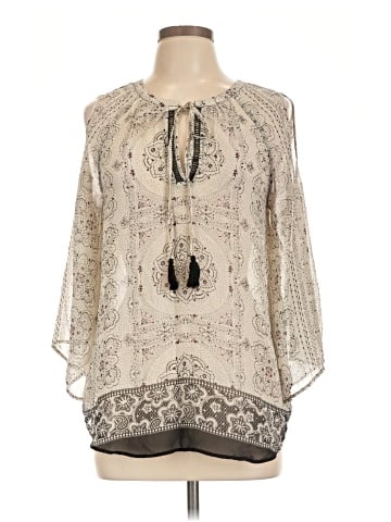 Black Rainn 3/4 Sleeve Blouse (view 1)