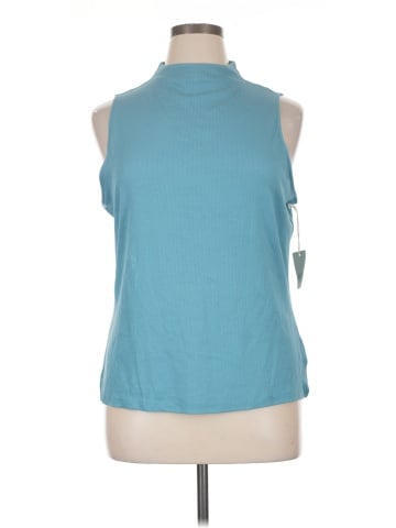 a.n.a. A New Approach Sleeveless T-Shirt (view 1)