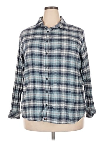 Dickies Long Sleeve Button-Down Shirt (view 1)