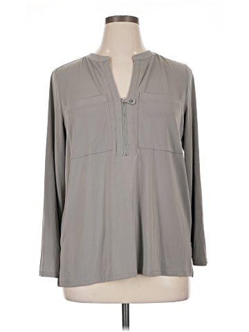 MICHAEL Michael Kors Long Sleeve Blouse (view 1)