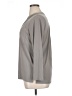 MICHAEL Michael Kors Color Block Solid Gray Long Sleeve Blouse Size XL - photo 5