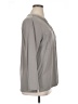 MICHAEL Michael Kors Color Block Solid Gray Long Sleeve Blouse Size XL - photo 4
