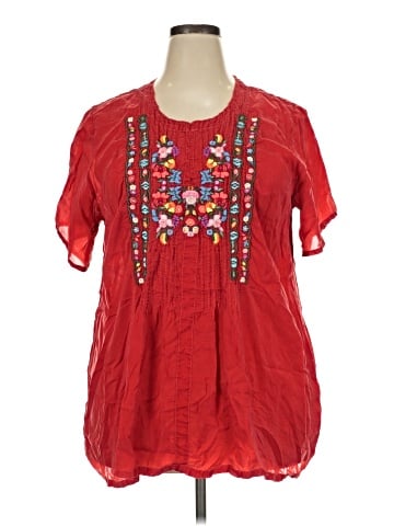 Johnny Was Short Sleeve Blouse (view 1)