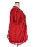 Johnny Was Red Short Sleeve Blouse Size 2X - photo 4