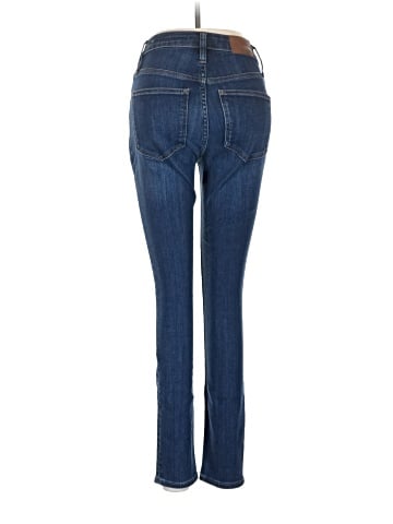 Madewell Curvy High-Rise Skinny Jeans in Sussex Wash: TENCEL&trade; Denim Edition (view 2)