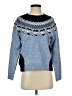 Tommy Hilfiger Chevron-herringbone Blue Pullover Sweater Size S - photo 1