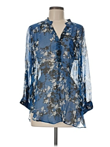 Bellatrix Long Sleeve Silk Top (view 1)