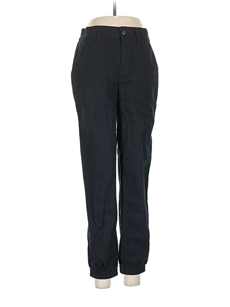 Pre-owned Three Dots Casual Pants In Black