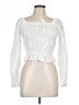 Love White Long Sleeve Blouse Size L - photo 1