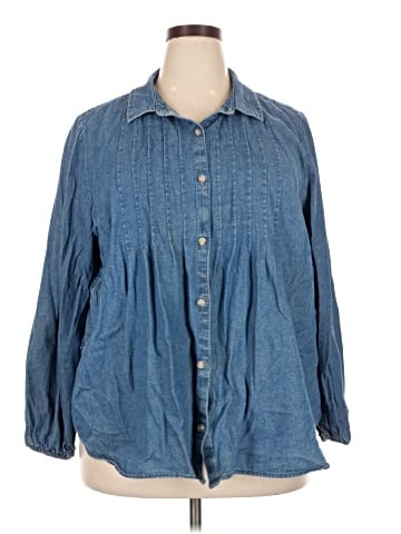 Terra & Sky 3/4 Sleeve Blouse (view 1)