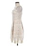 Francesca's 100% Polyester Ivory Cocktail Dress Size M - photo 5