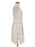 Francesca's 100% Polyester Ivory Cocktail Dress Size M - photo 4
