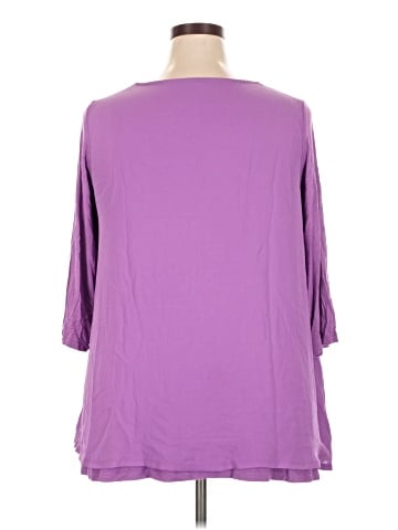 Jessica London 3/4 Sleeve Top (view 2)