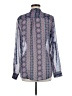 Kut from the Kloth 100% Polyester Blue Long Sleeve Blouse Size M - photo 2